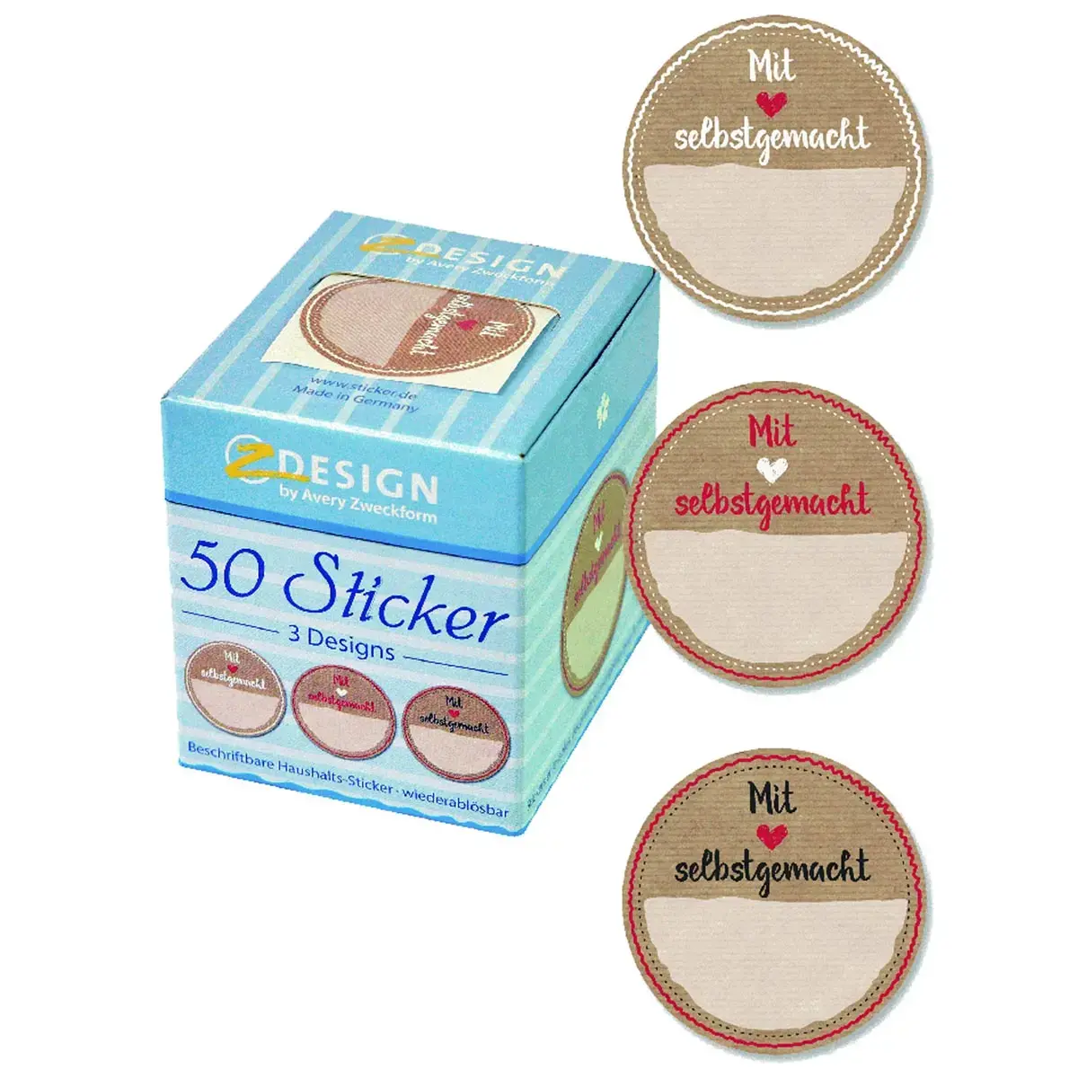Sticker ZDesign sur rouleau 'Homemade' - Avery Zweckform photo du produit