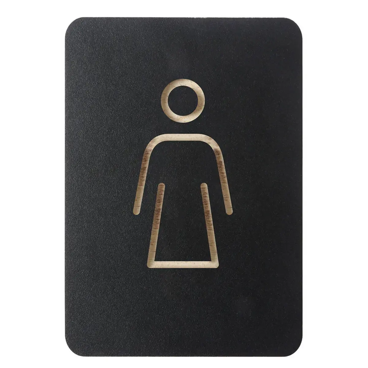 Pictogramme 'WC hommes & femmes', noir - Europel photo du produit