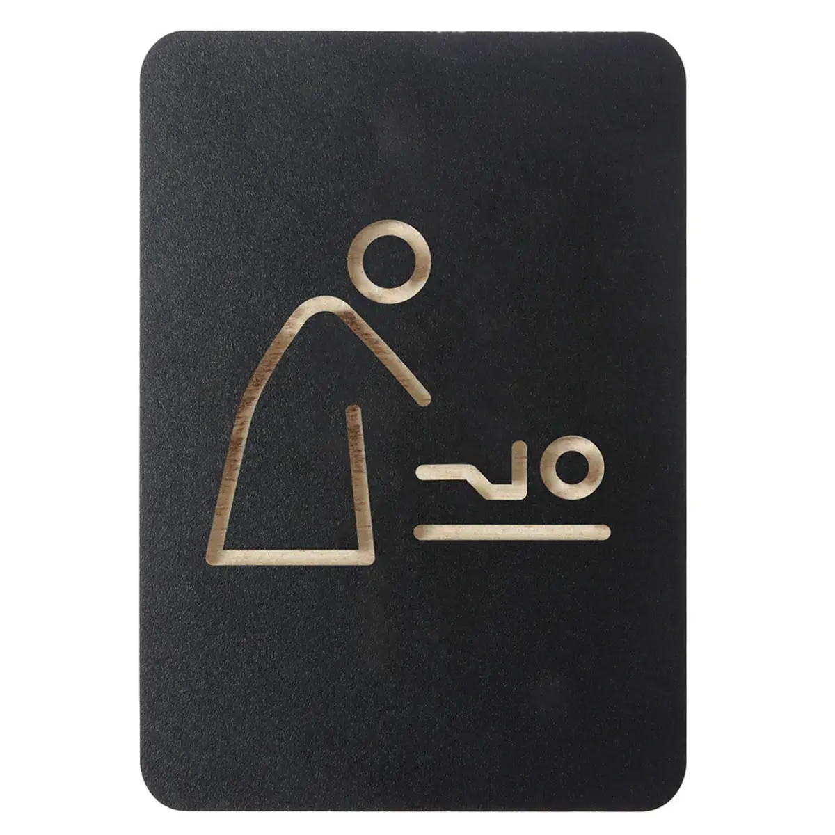 Pictogramme 'WC hommes & femmes', noir - Europel photo du produit