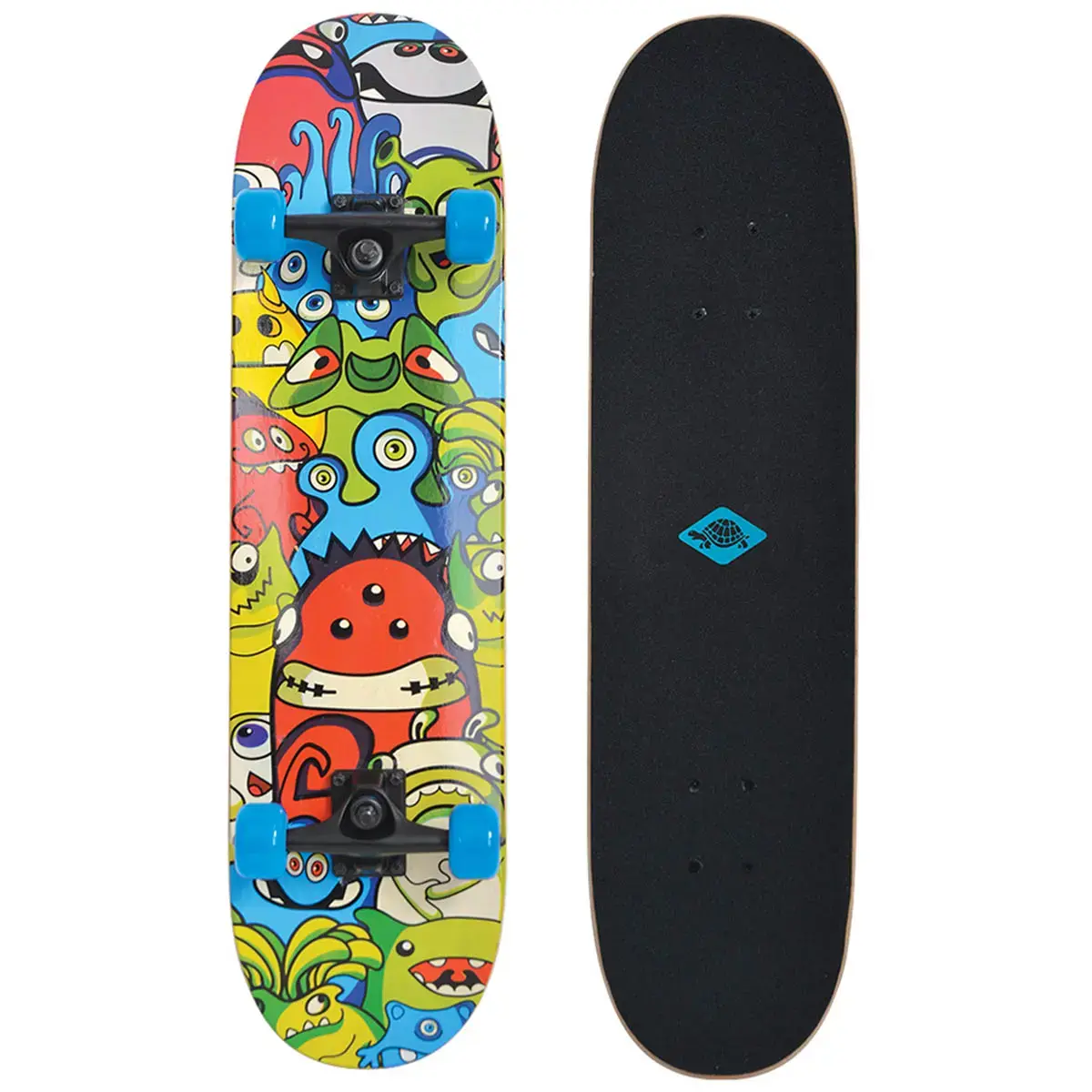 Skateboard 'Slider 31' Monsters - Schildkr&ouml;t photo du produit