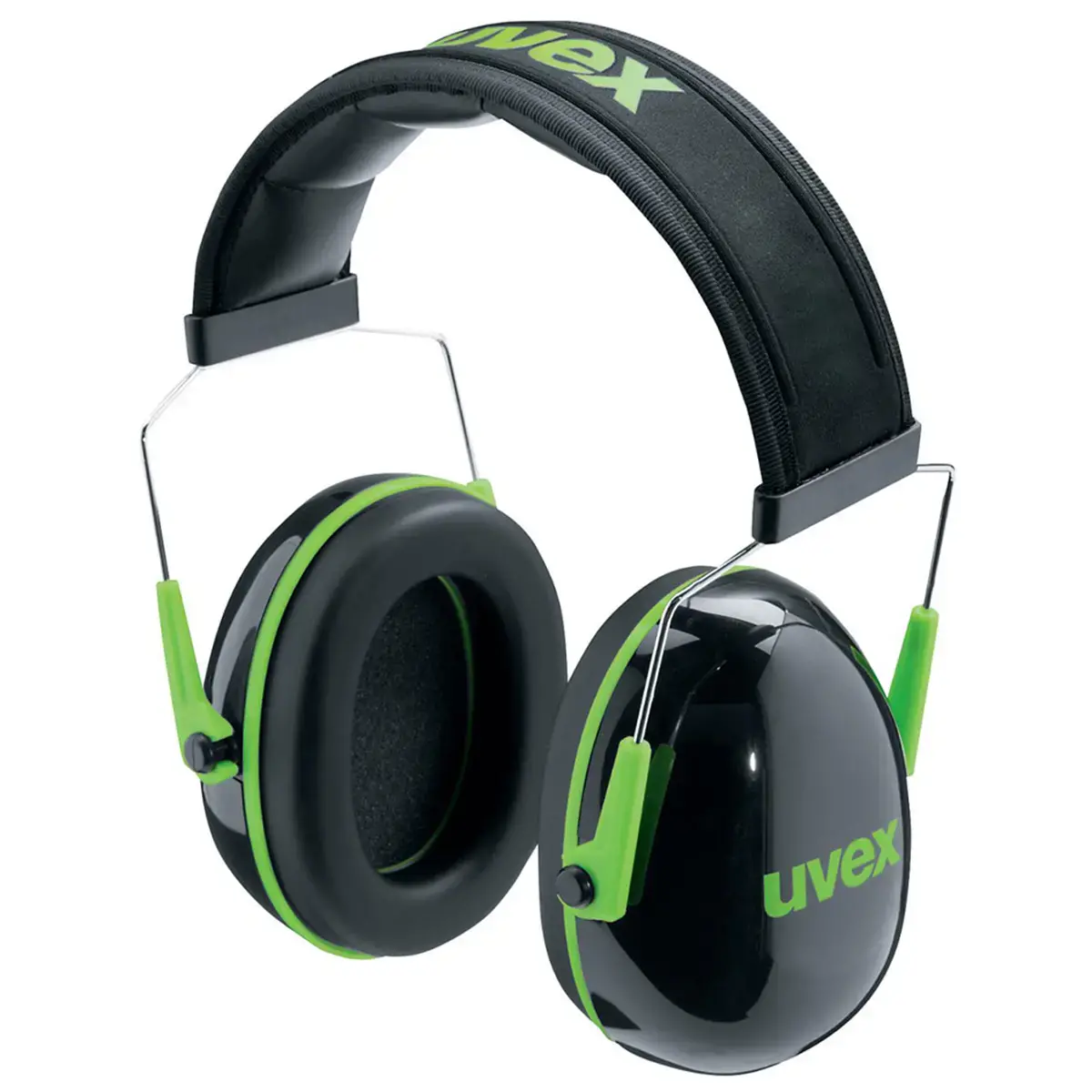 Coquille anti-bruit K1, noir / vert - Uvex photo du produit