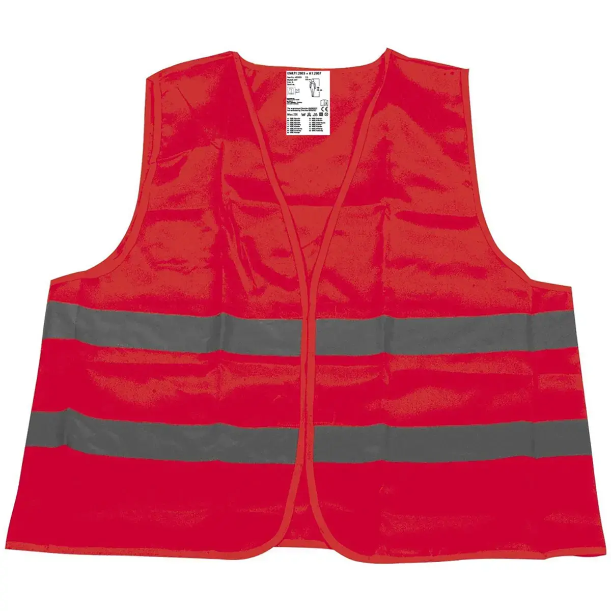 Gilet de s&eacute;curit&eacute;, norme EN 471, orange - Iwh photo du produit