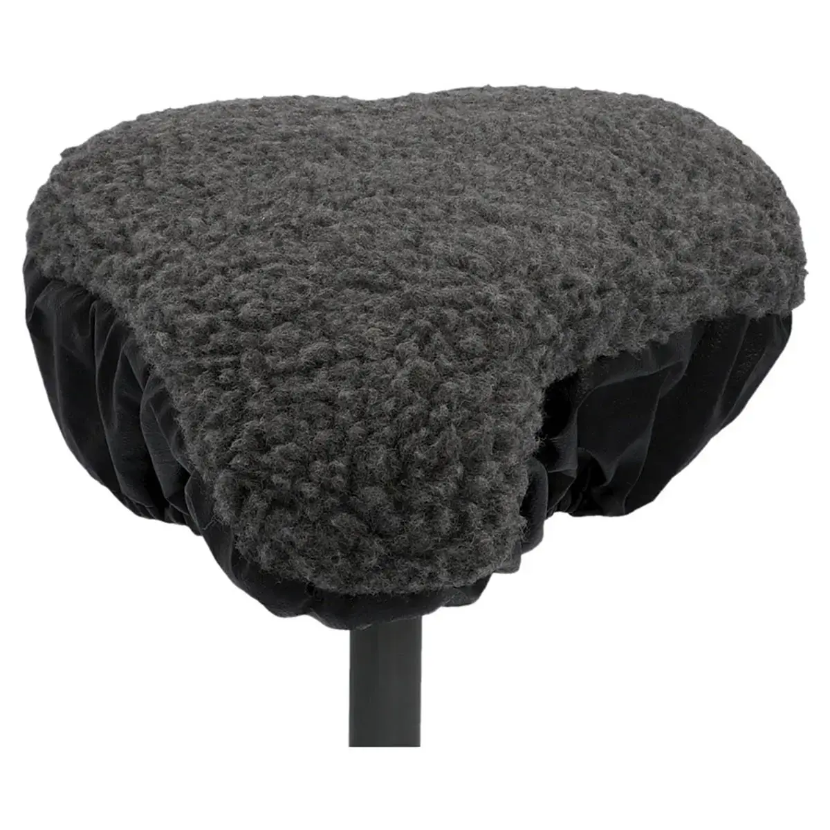 Couvre-selle de vélo, réversible, gris/noir - Fischer photo du produit