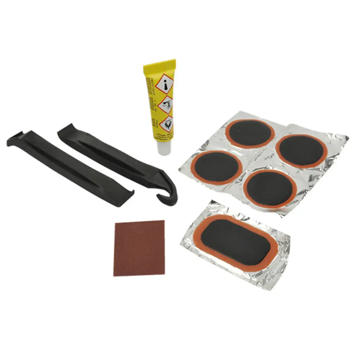 Boîte de rustines pour chambre à air vélo, 9 pièces - Fischer photo du produit