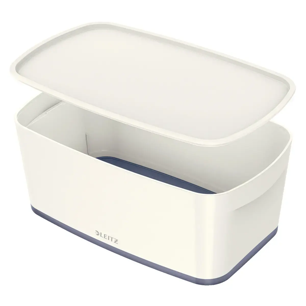 Boîte de rangement My Box, 5 litres, blanc / bleu - Leitz photo du produit