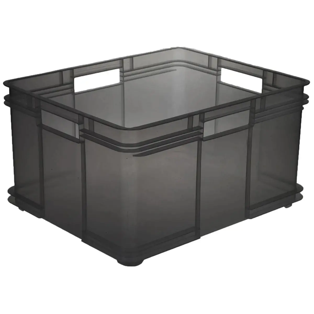 Caisse de rangement Euro-Box XXL Bruno eco - Gris - Keeeper photo du produit