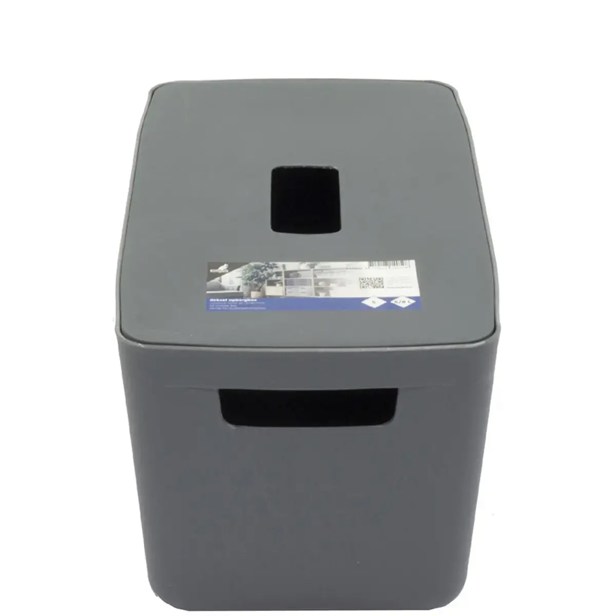 Couvercle pour boîte de rangement S, PP, anthracite - Kangaro photo du produit