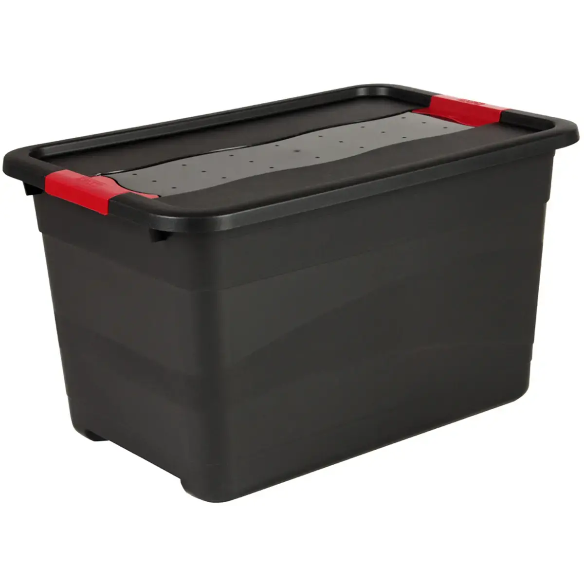 Bo&icirc;te de rangement 'eckhart', 52 L, graphite/rouge - Keeeper photo du produit