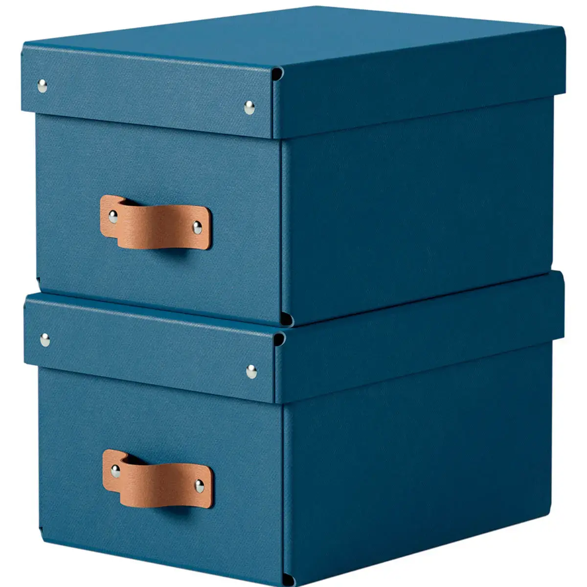 Boîte de rangement Puro, carton, 7 L, set de 2, noir - Leitz photo du produit