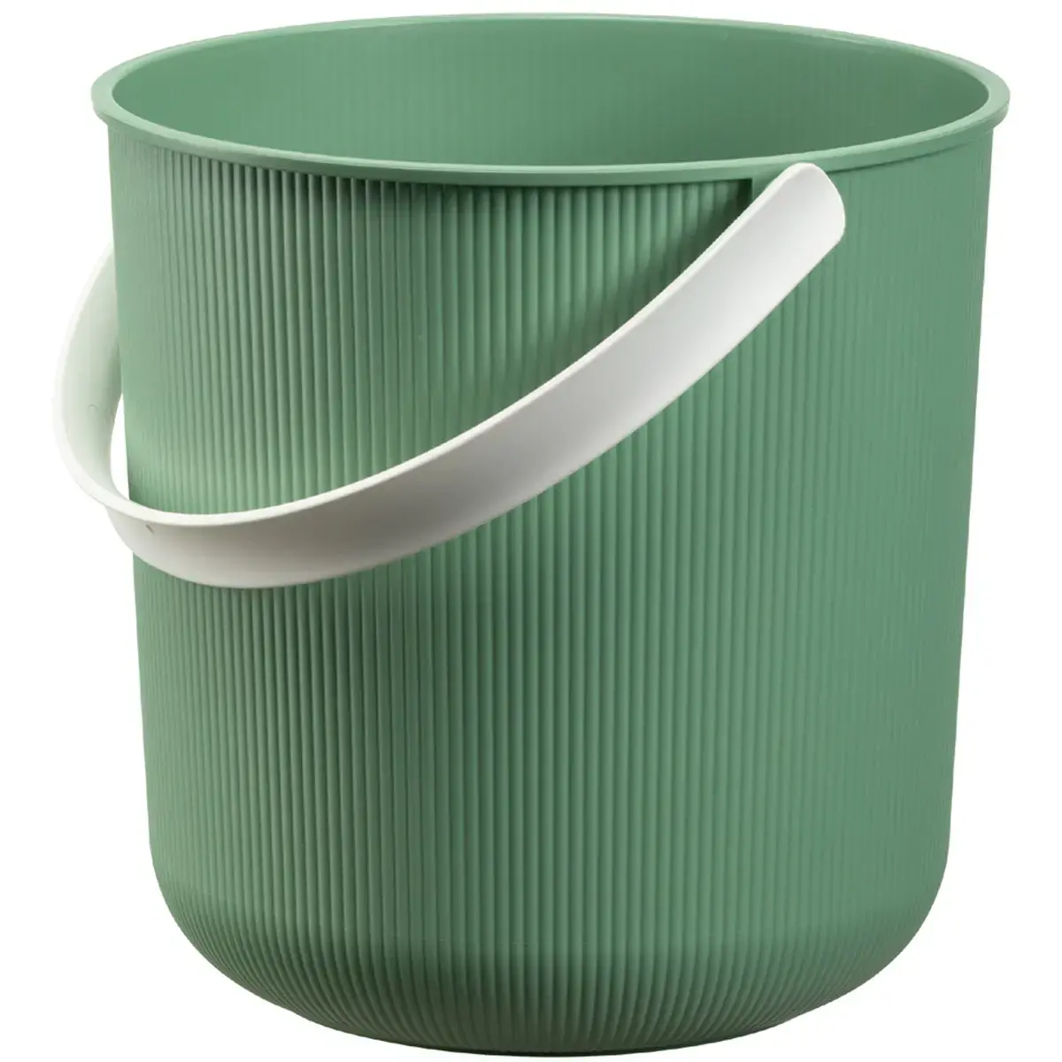Seau de rangement AKITA, 10 litres, bleu / beige clair - Nhg photo du produit