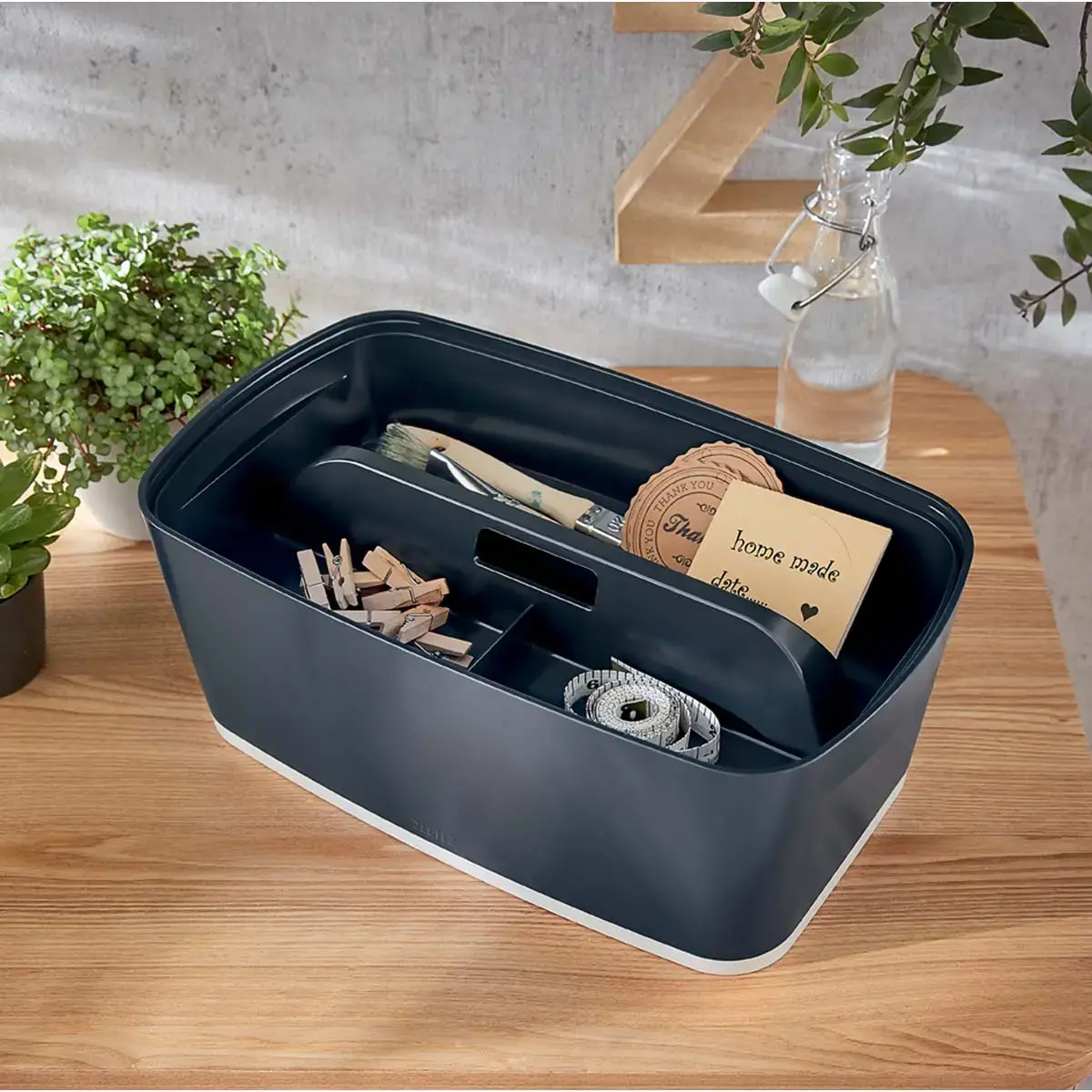 Bo&icirc;te de rangement My Box Cosy, 5 litres, jaune - Leitz photo du produit