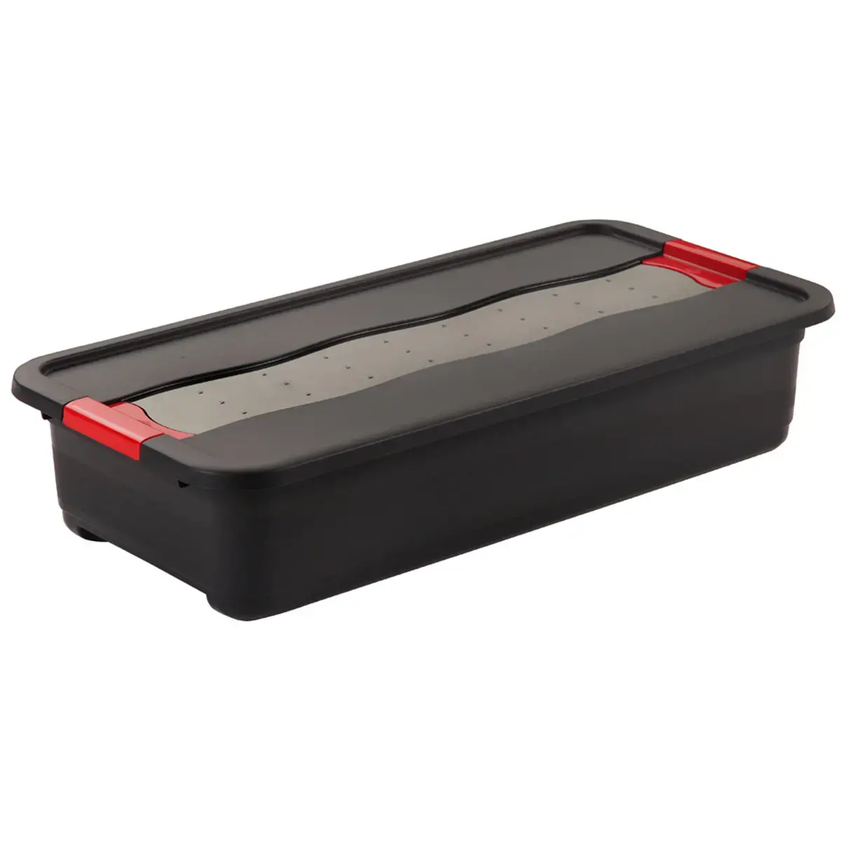 Bo&icirc;te de rangement 'eckhart', 33 L, graphite/rouge - Keeeper photo du produit