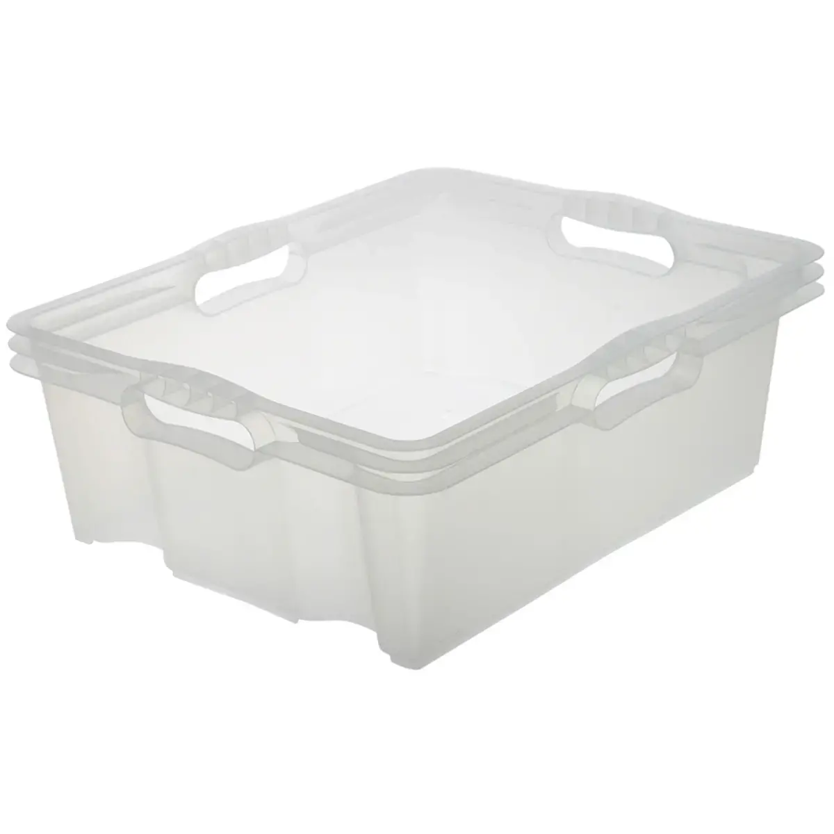 Boîte de rangement Franz - 16 L - Gris - Keeeper photo du produit