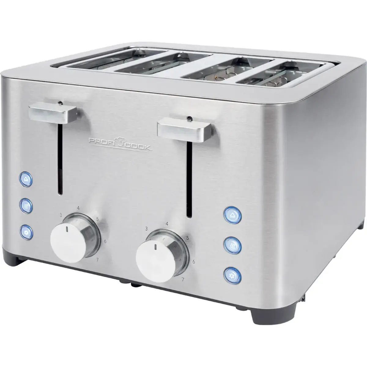 Grille-pain 4 tranches PC-TA 1252, acier inox - Profi Cook photo du produit