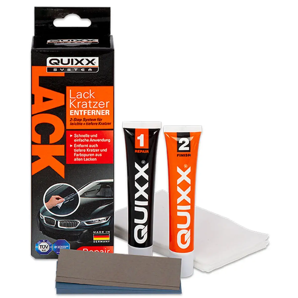 Efface-rayures, pour laque de voiture, à 8 pièces - Quixx photo du produit