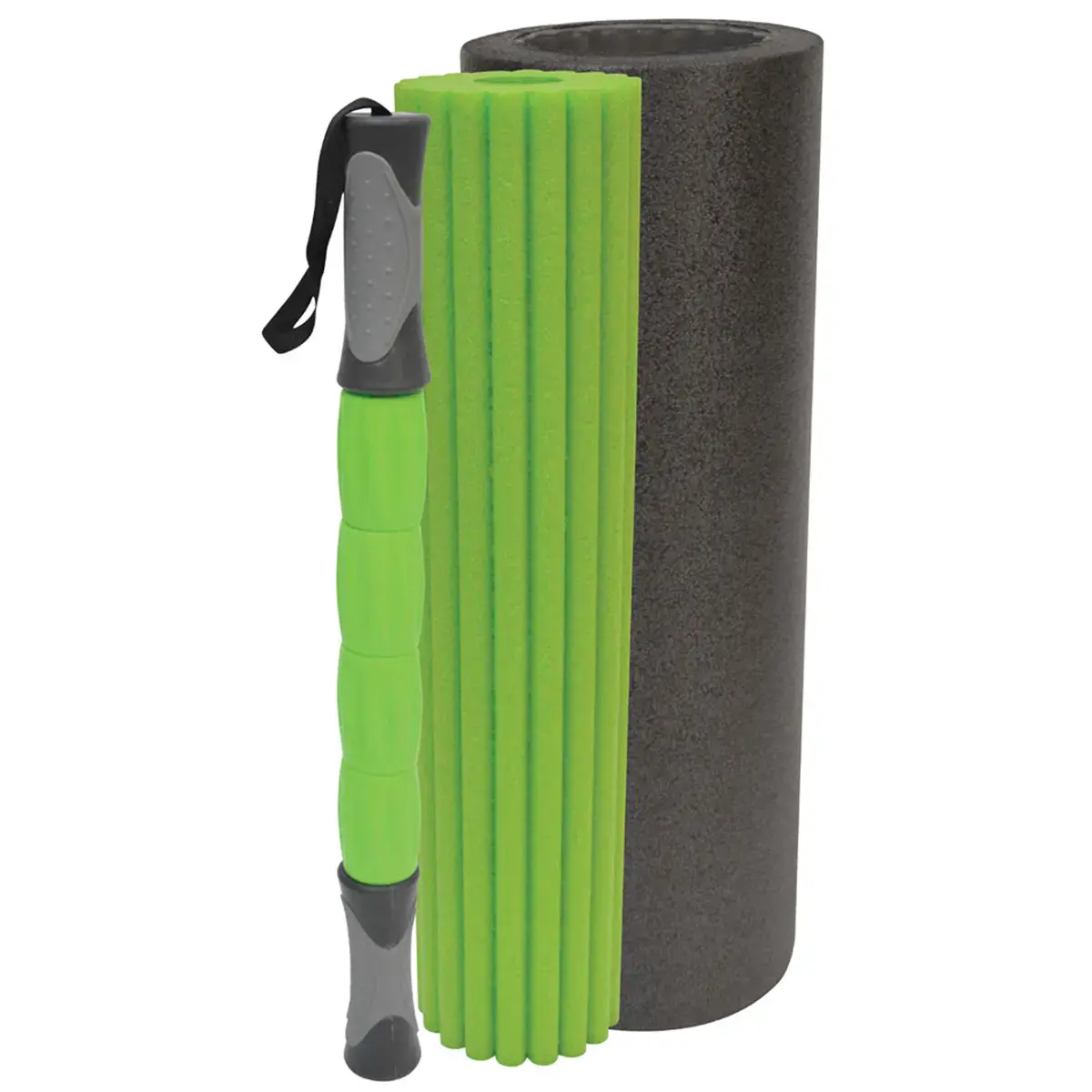 Rouleau de massage 3 en 1, noir/vert - Schildkr&ouml;t photo du produit