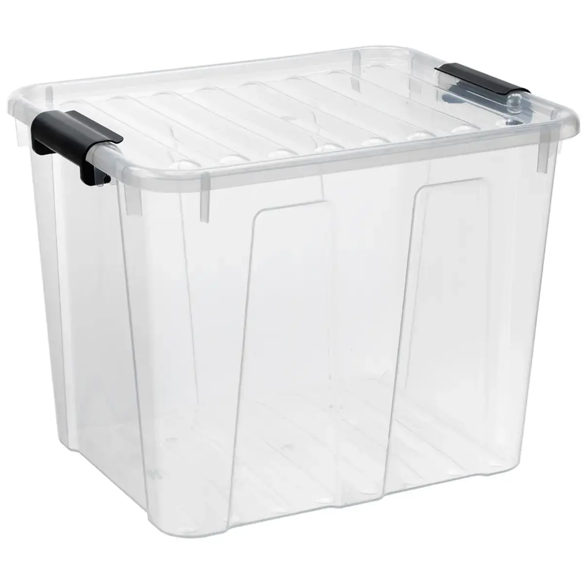 Boîte de rangement HOME BOX, 40 L, transparent - Plast Team photo du produit