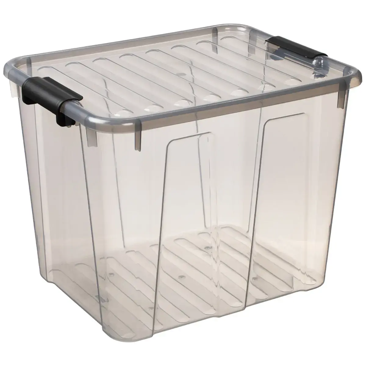 Boîte de rangement HOME BOX, 40 L, transparent - Plast Team photo du produit