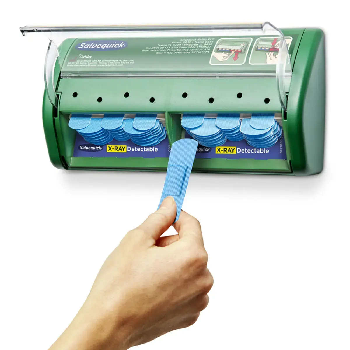 Distributeur pansements Salvequick XRay Detectable - Cederroth photo du produit