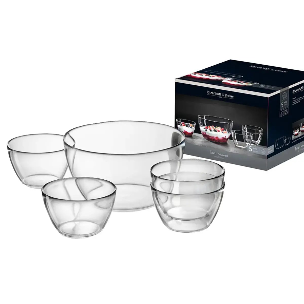 Set de bols LISA, 5 pièces - Ritzenhoff & Breker photo du produit