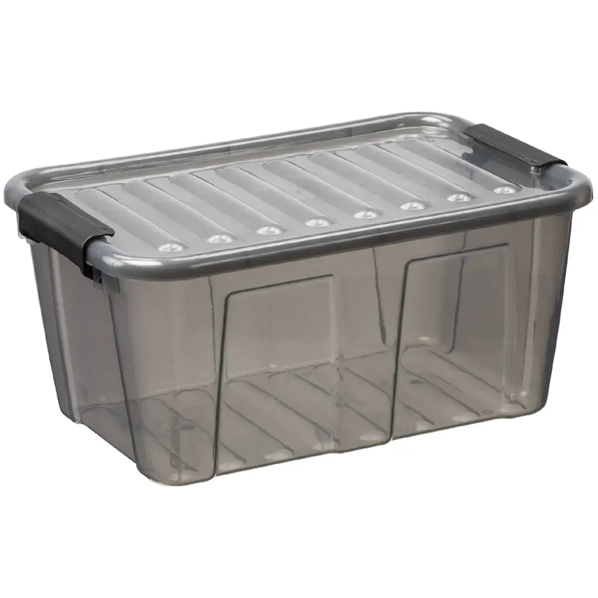 Bo&icirc;te de rangement HOME BOX, 8 L, transparent - Plast Team photo du produit