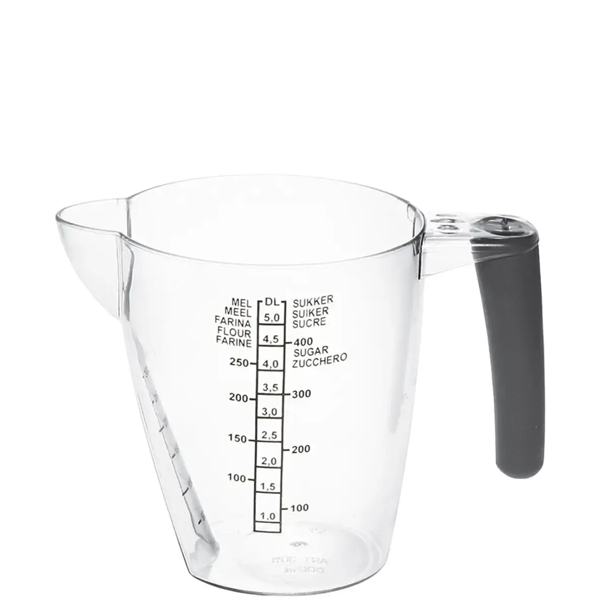 Pichet mesureur, 1 litre, transparent - Plast Team photo du produit