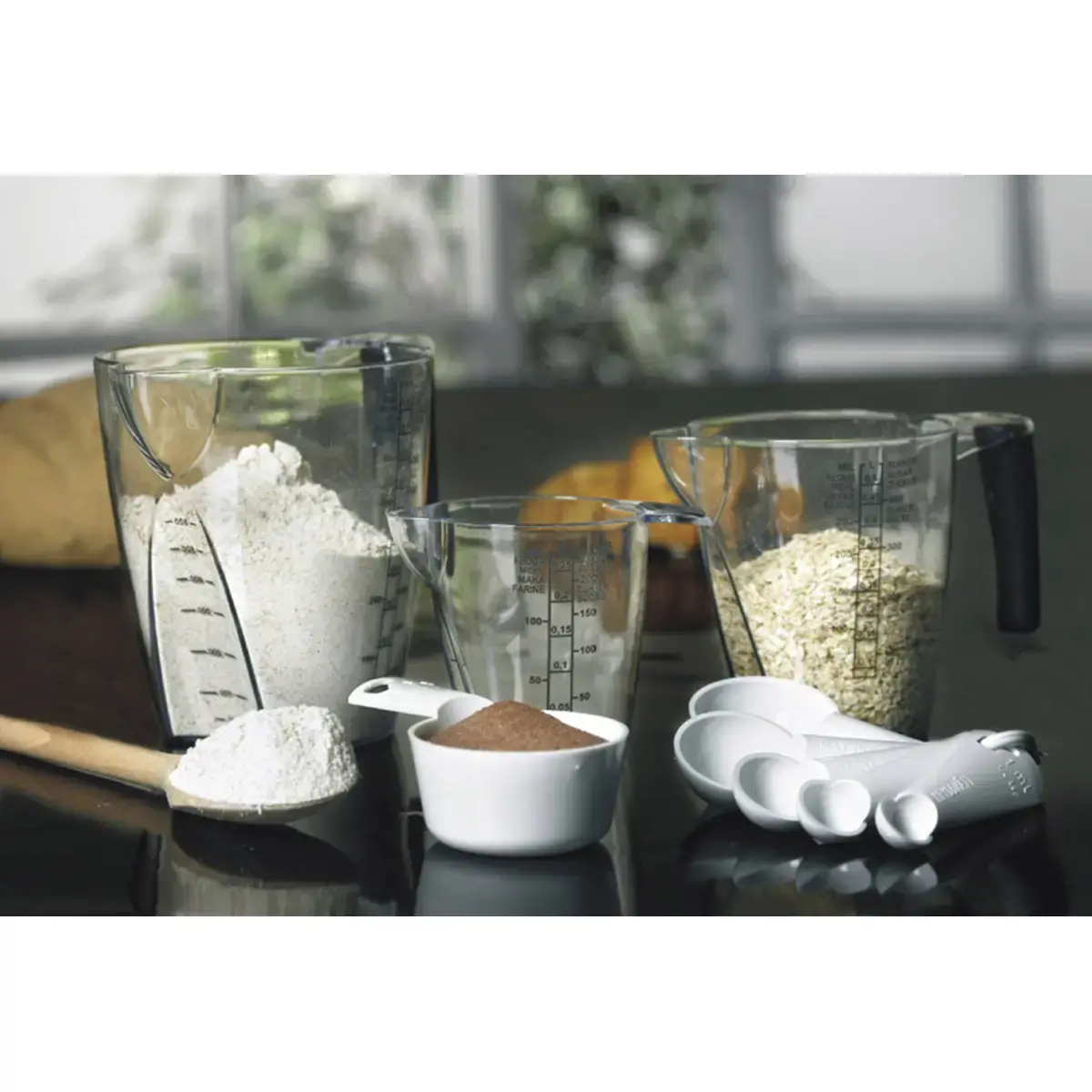 Pichet mesureur, 1 litre, transparent - Plast Team photo du produit