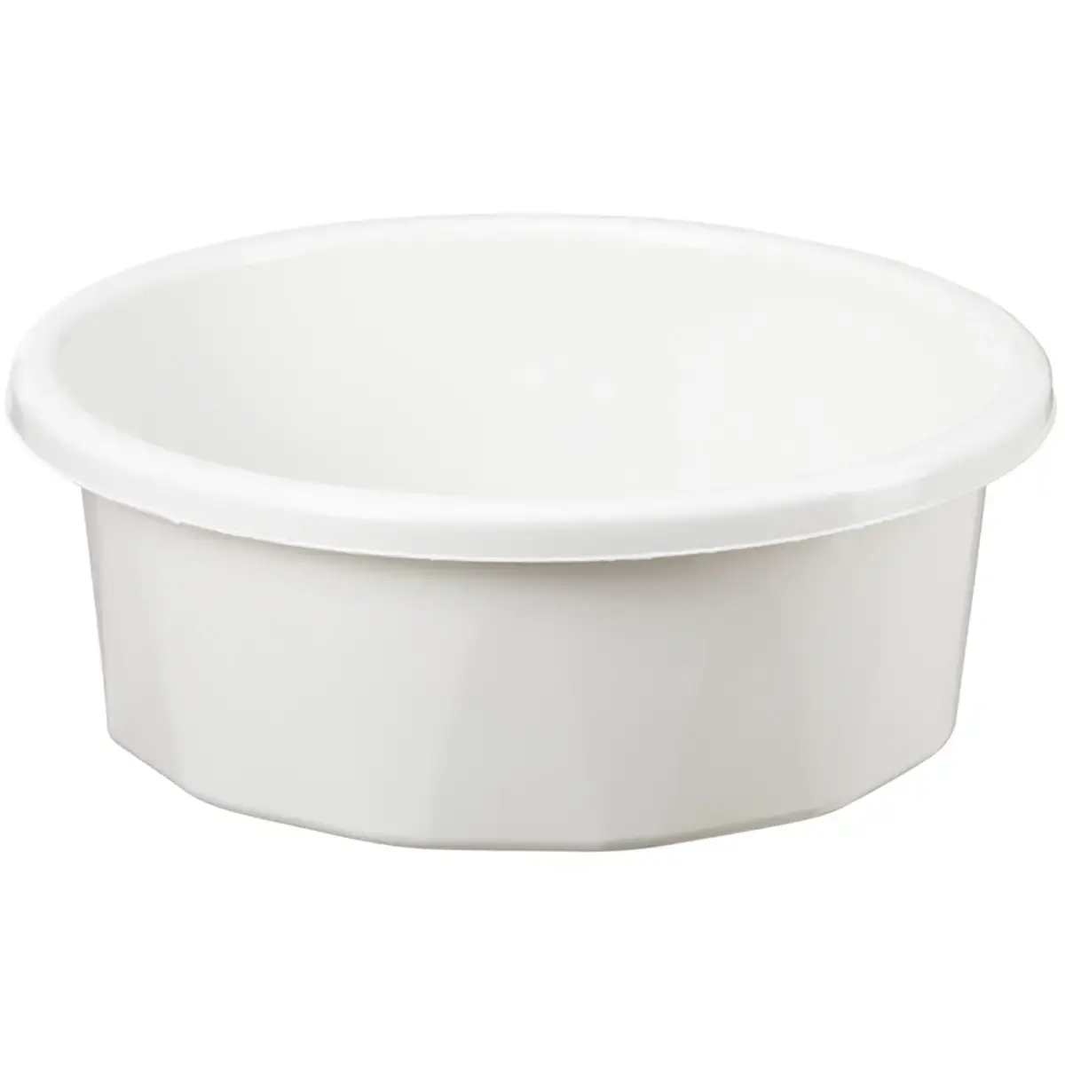Bassine 'DIAMANT', 8 litres, blanc - Plast Team photo du produit