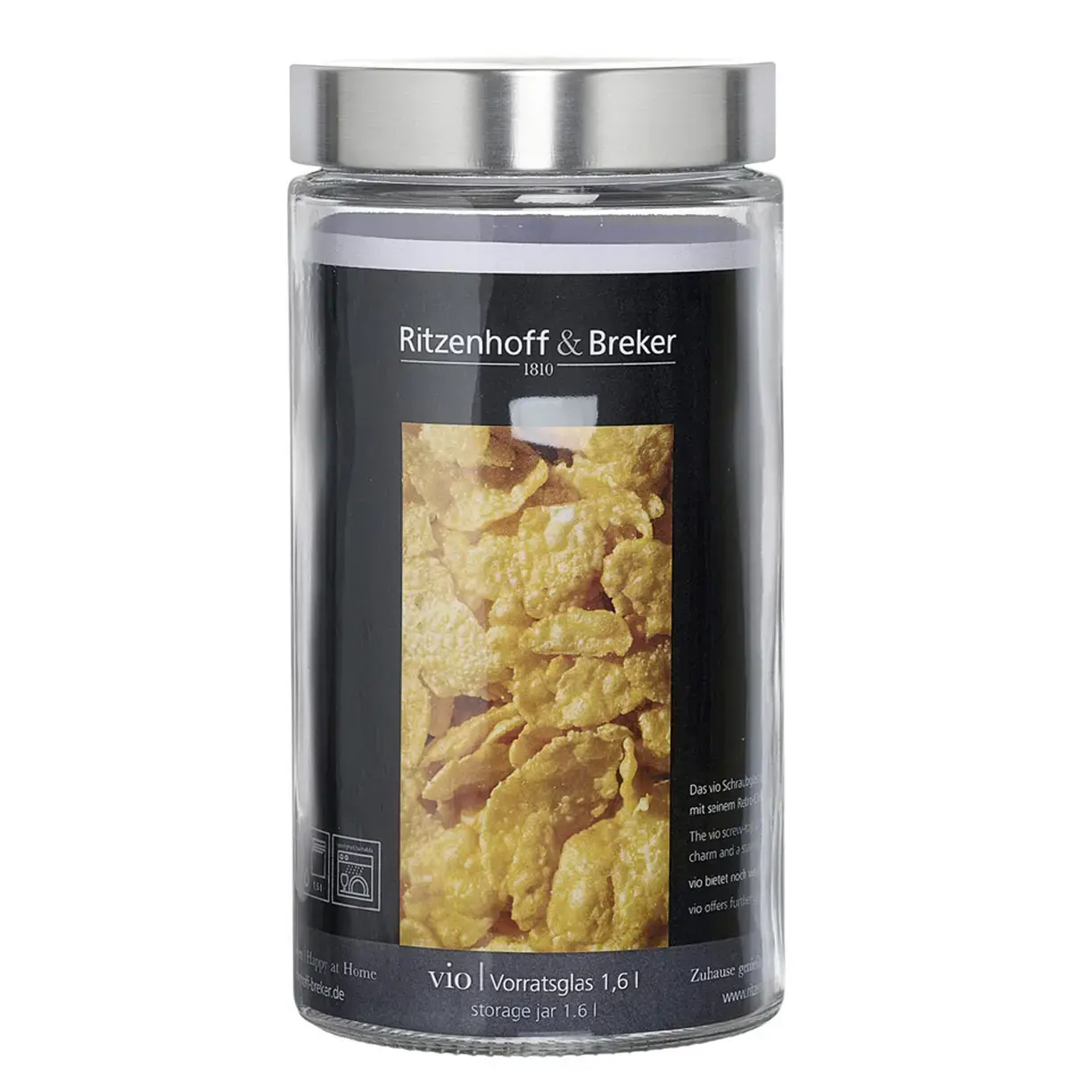 Bocal VIO, rond, 1,6 litre - Ritzenhoff & Breker photo du produit