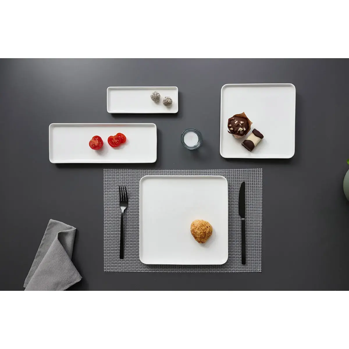Plat SKAGEN rectangulaire, 205 x 75 mm - Ritzenhoff & Breker photo du produit