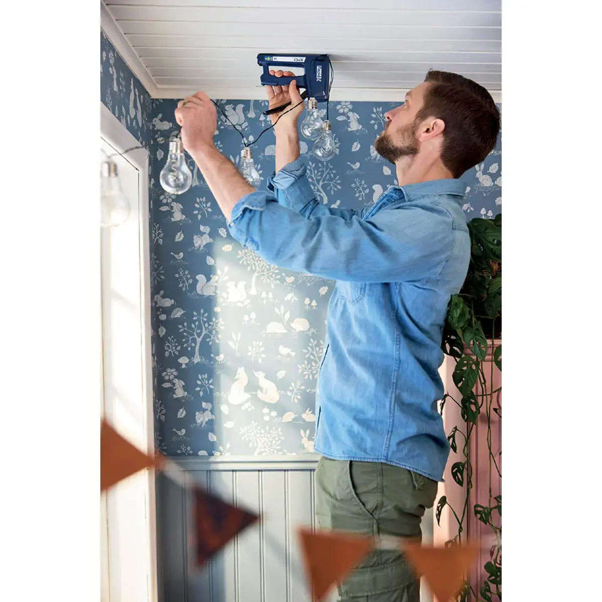 Agrafeuse/cloueuse RPC7, bleu - Rapid Tools photo du produit