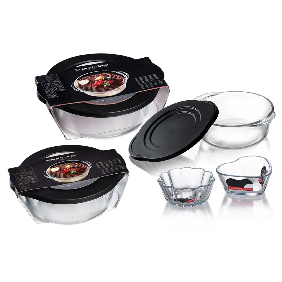 Plat à gratin CUCINA, en verre, 1,45 l - Ritzenhoff & Breker photo du produit