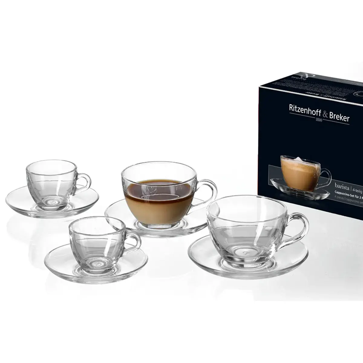 Service &agrave; expresso BARISTA, 4 pi&egrave;ces - Ritzenhoff & Breker photo du produit