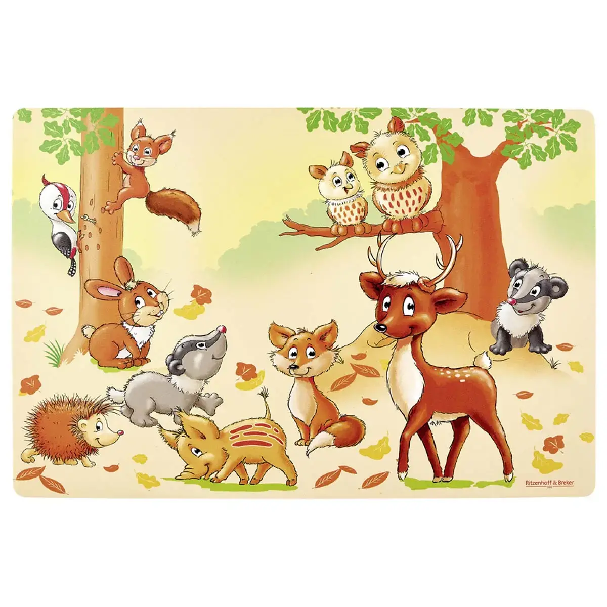 Assiette ANIMAUX DE LA FORET - Ritzenhoff & Breker photo du produit