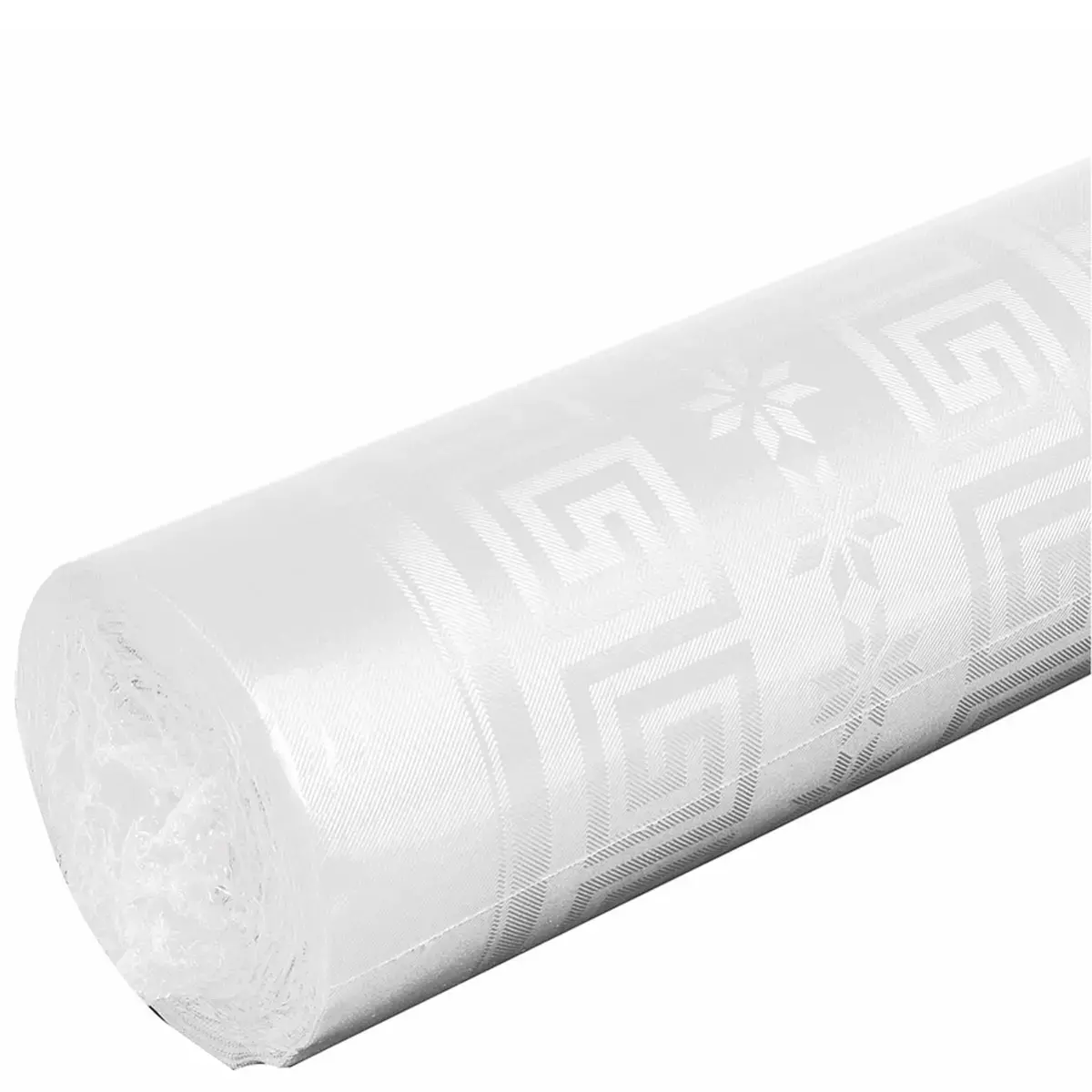 Nappe en papier damass&eacute;, (l)1,18 x (L)6 m, bordeaux - Pronappe photo du produit