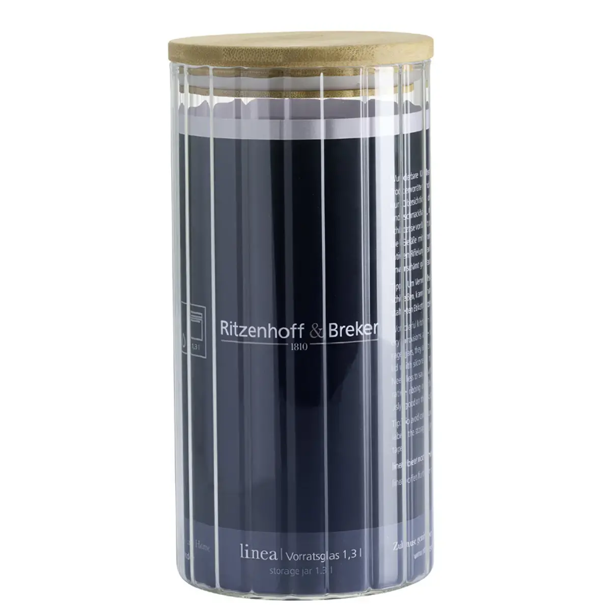Bocal LINEA, rond, 0,6 litre - Ritzenhoff & Breker photo du produit