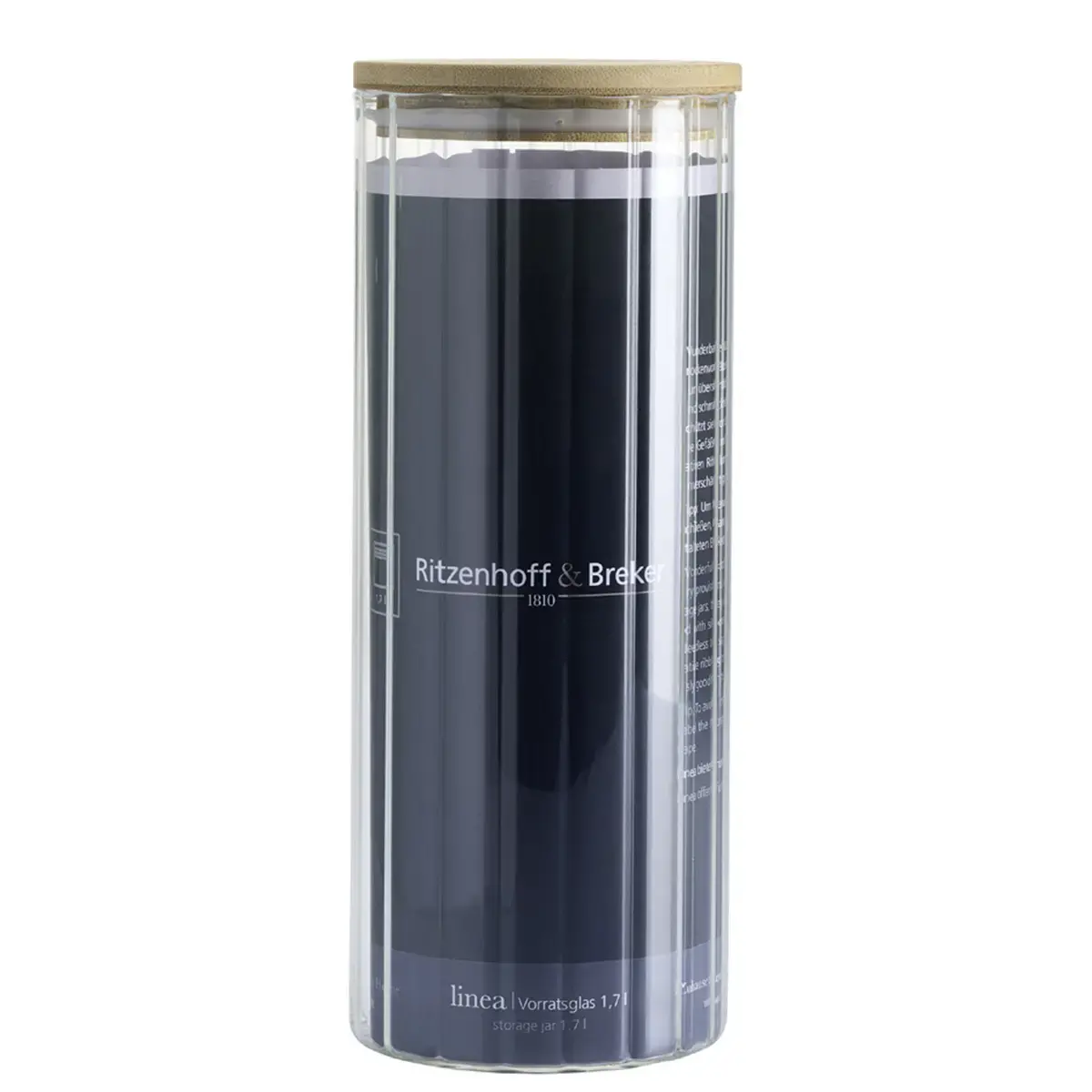 Bocal LINEA, rond, 0,6 litre - Ritzenhoff & Breker photo du produit