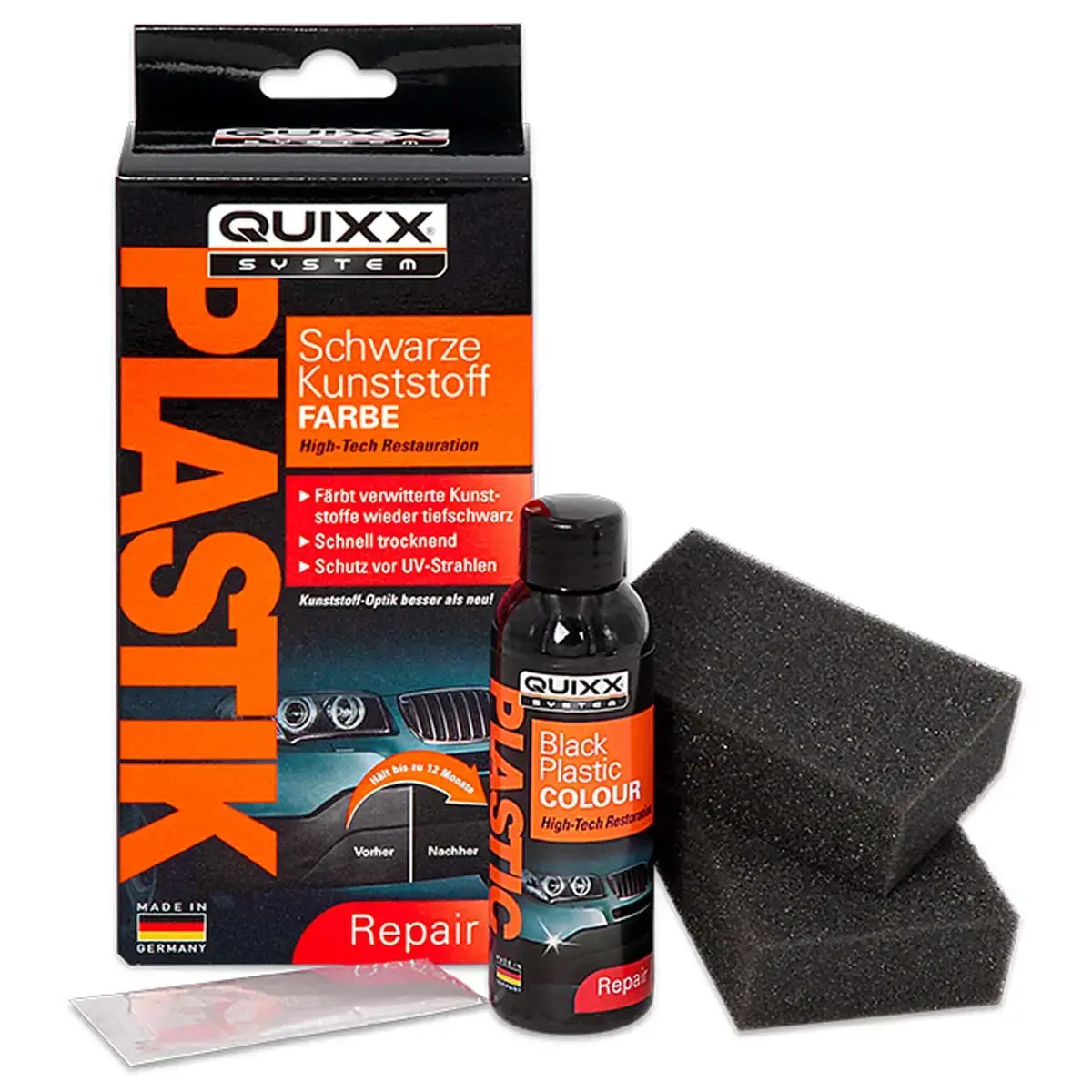 Peinture pour plastique, noir - Quixx photo du produit