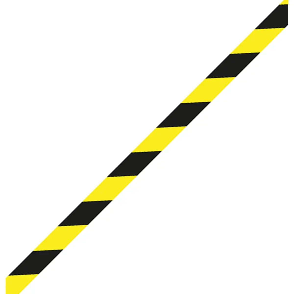 Bande de marquage au sol, 50 mm x 33 m, noir/jaune - Raadhuis photo du produit