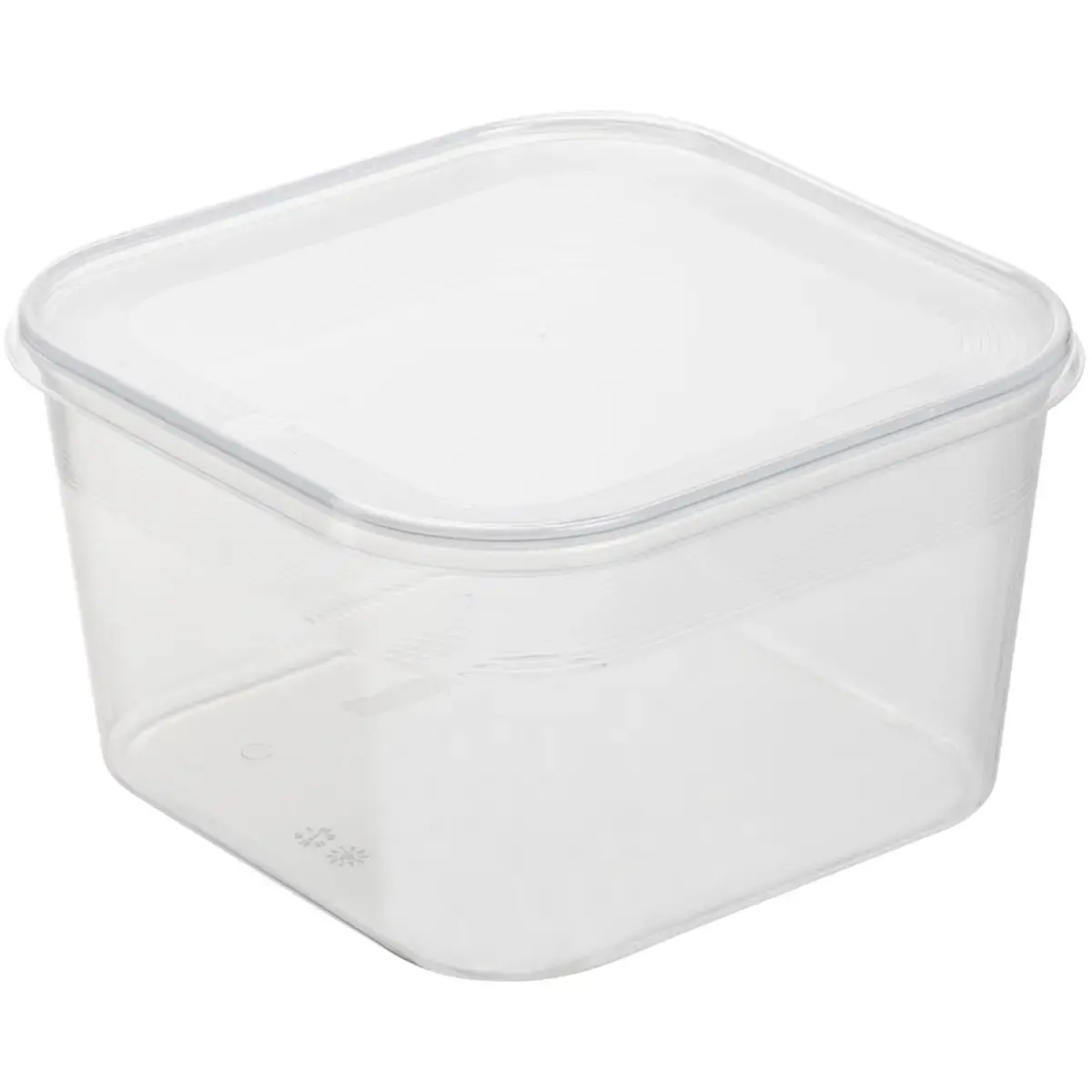 Boîte de congélation Helsinki, 0,9 litre, carré - Plast Team photo du produit