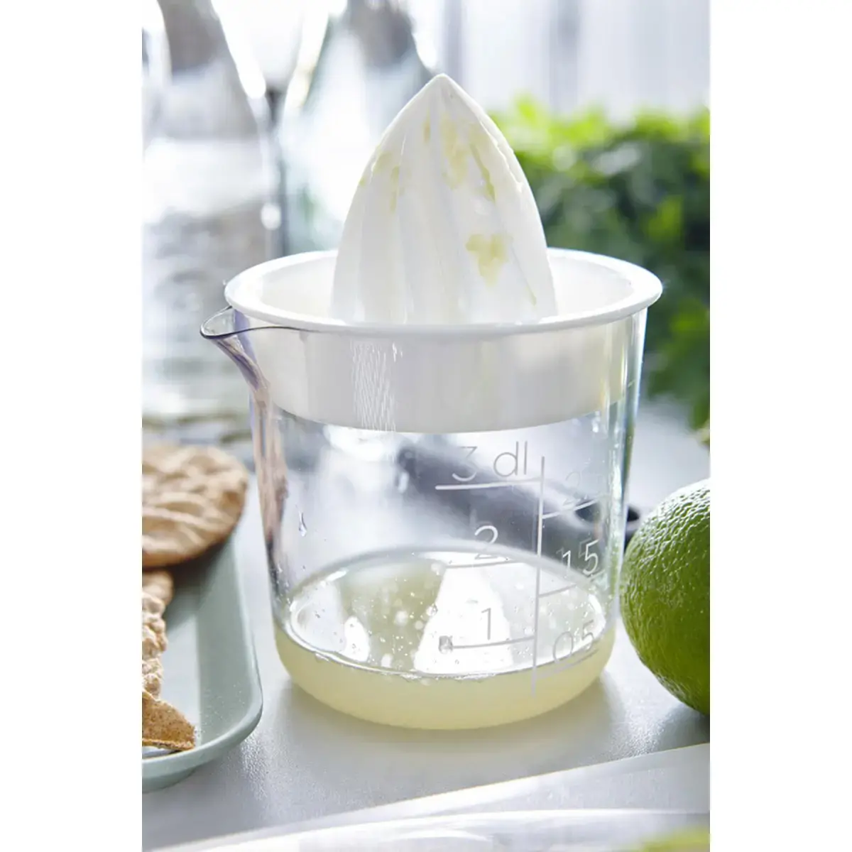 Presse-agrumes, transparent/blanc - Gastromax photo du produit