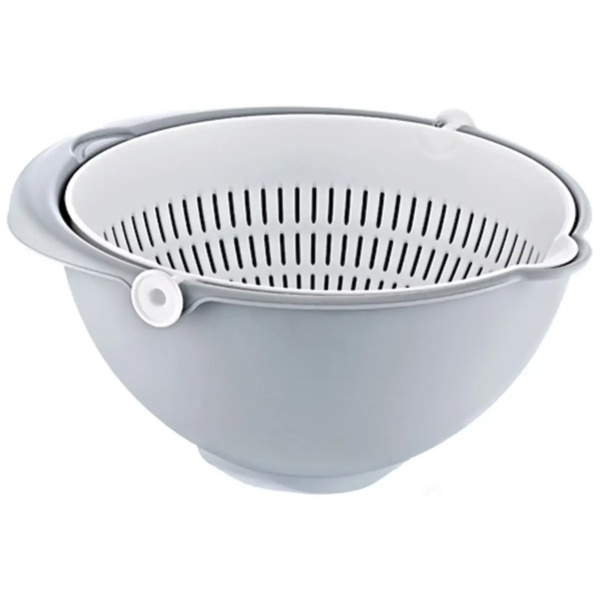 Bol passoire 2 en 1 'stella', grand, gris - Keeeper photo du produit