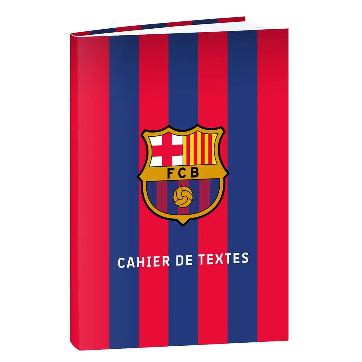 Cahier de textes Fran&ccedil;ais Barcelona Logo Journalier - 15x21 cm - Papier Clairefontaine blanc - Fabrication fran&ccedil;aise - Quo Vadis photo du produit
