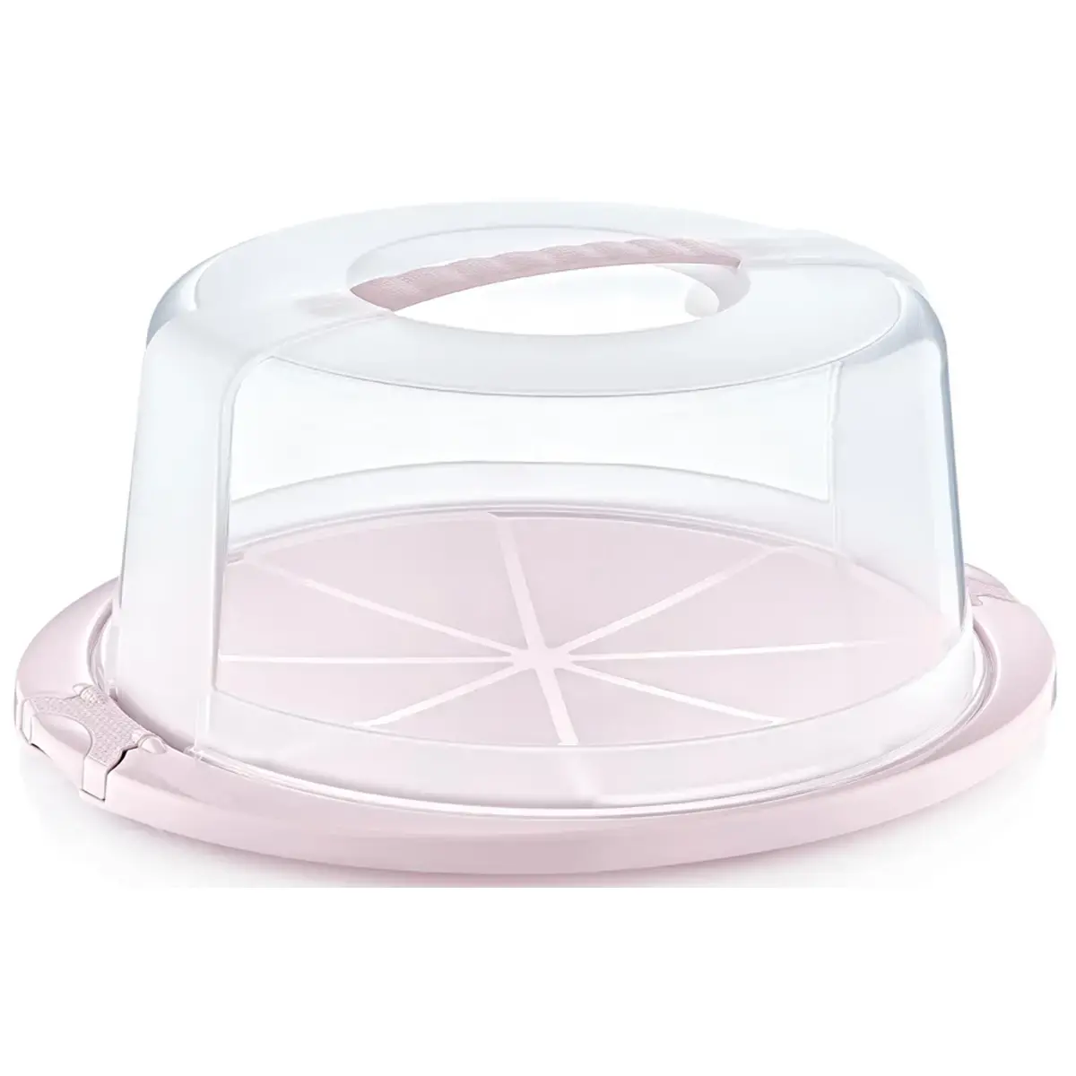 Cloche à gâteau 'ricardo', rond, rose - Keeeper photo du produit