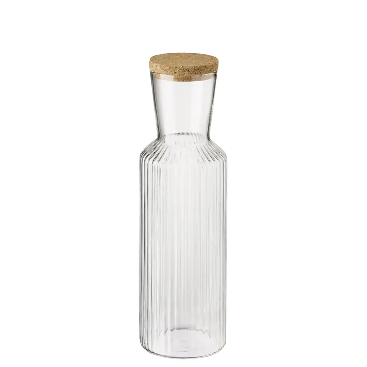 Carafe en verre LINES, 1 litre, transparent - APS photo du produit