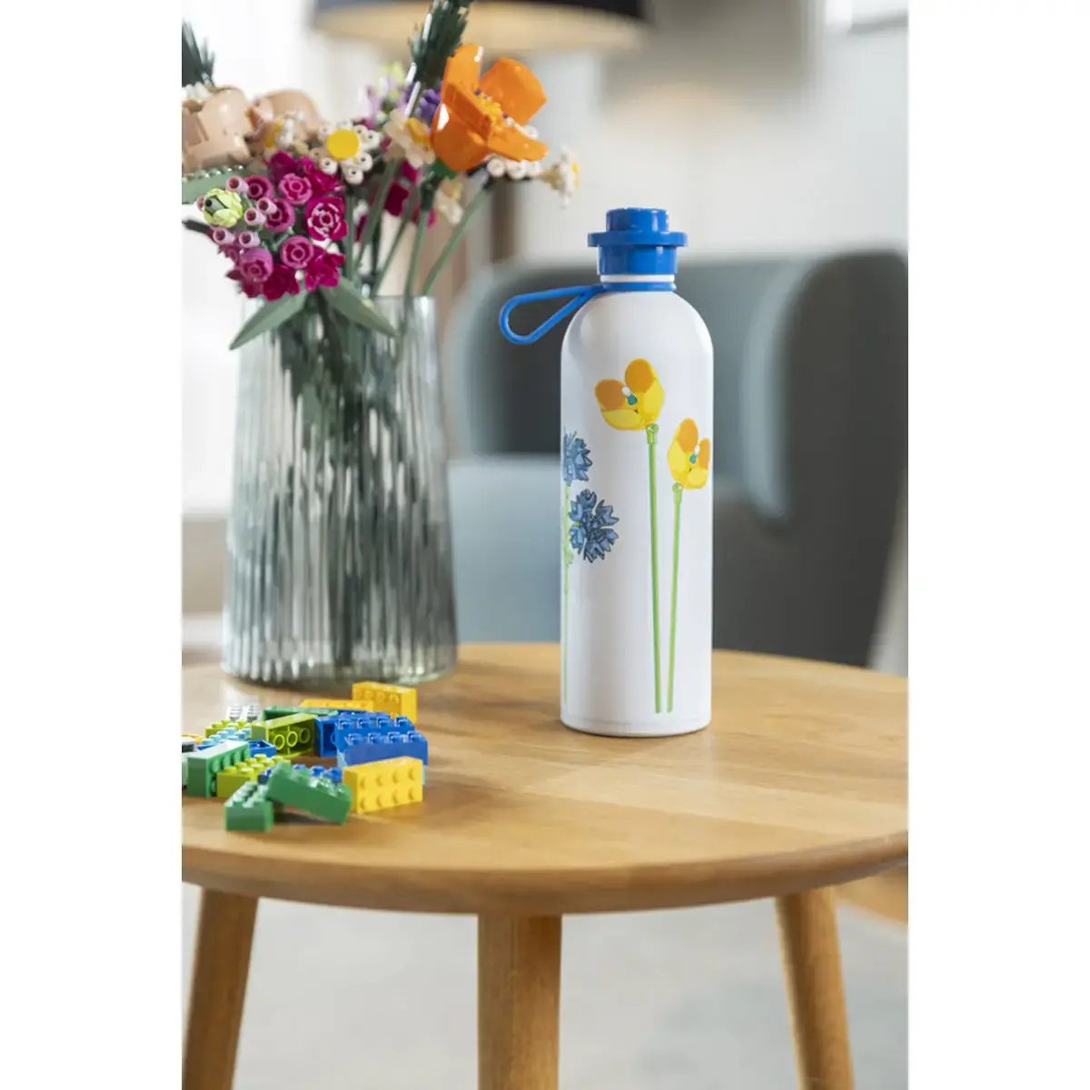 Gourde isotherme THERMO BOTTLE WILD FLOWERS, 0,56 litre - Lego photo du produit