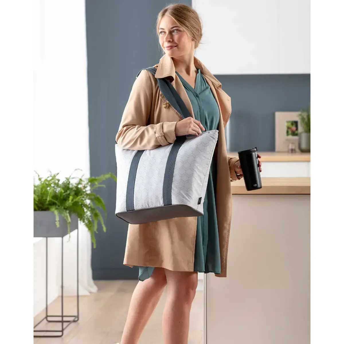 Sac isotherme ISO SHOPPER, 17 L, motifs terrazzo - Alfi photo du produit