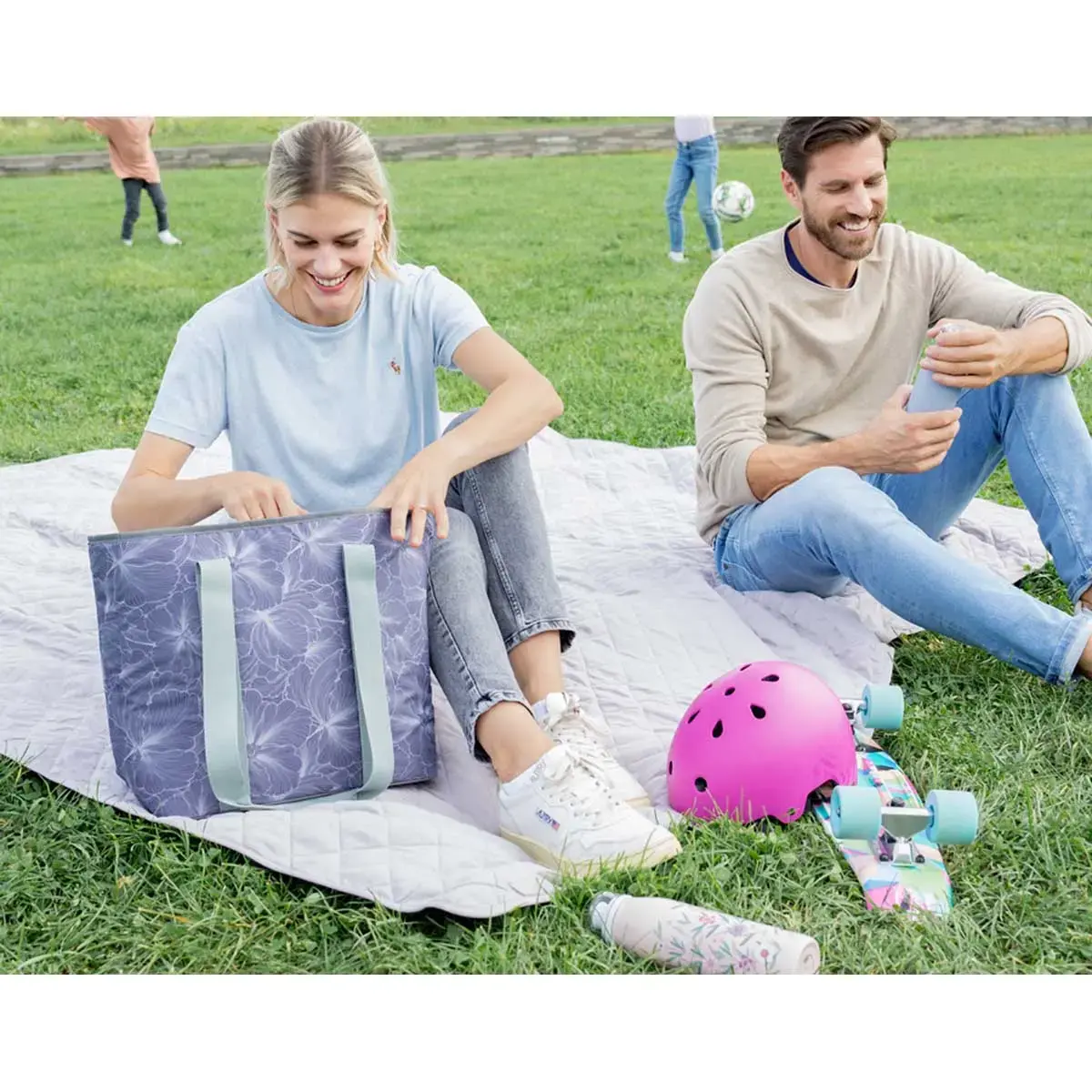Sac isotherme ISO SHOPPER, 17 L, motifs terrazzo - Alfi photo du produit