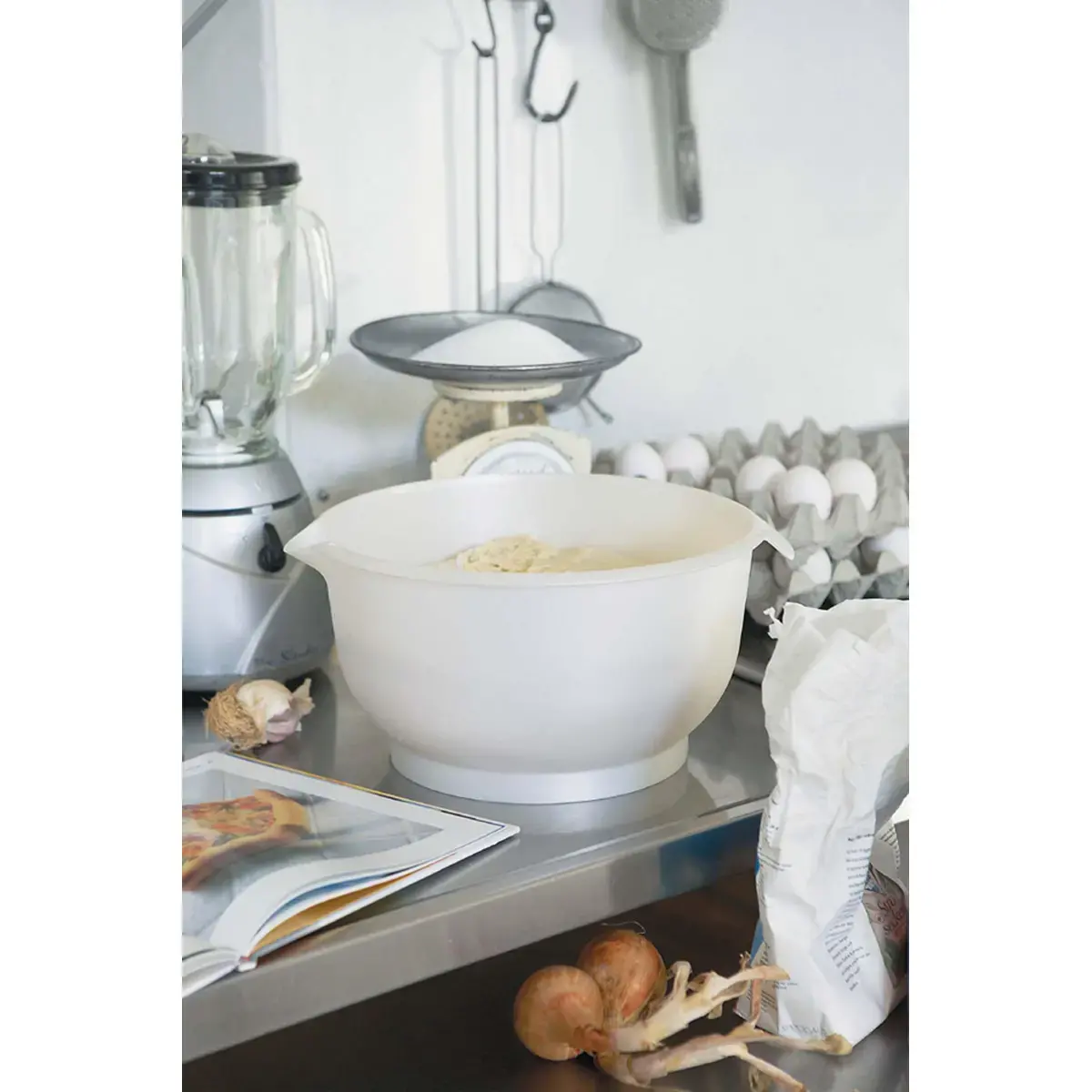 Bol mélangeur, 8 litres, blanc - Gastromax photo du produit