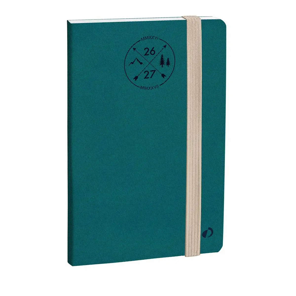 Agenda 16 mois 2026-2027 Planning 21 SD - Semainier Notes Multilingue - Everest Vert - 16 mois de septembre à décembre - 15x21 cm - Quo Vadis photo du produit